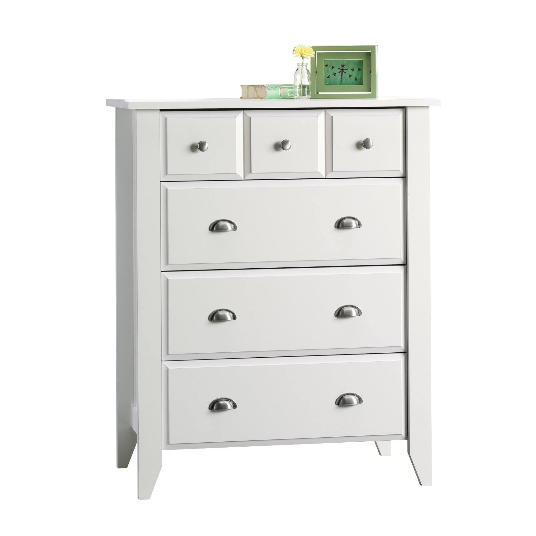 Soft White 4 Drawer Chest O3381