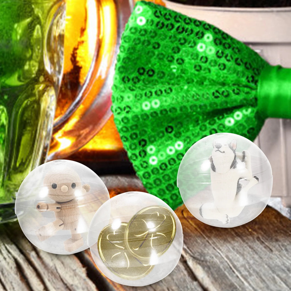 250 pcs Clear Plastic Fillable Balls Z752041