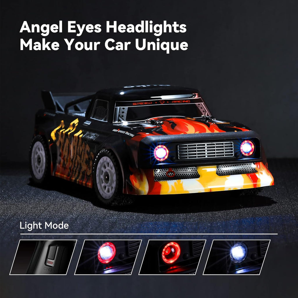 1/16 2.4Ghz 4WD RC Rally Racing Car with Headlights Y398754