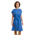 Blue Non-Woven Exam Gown, 30 inch x 42 inch, 50/cs H179967
