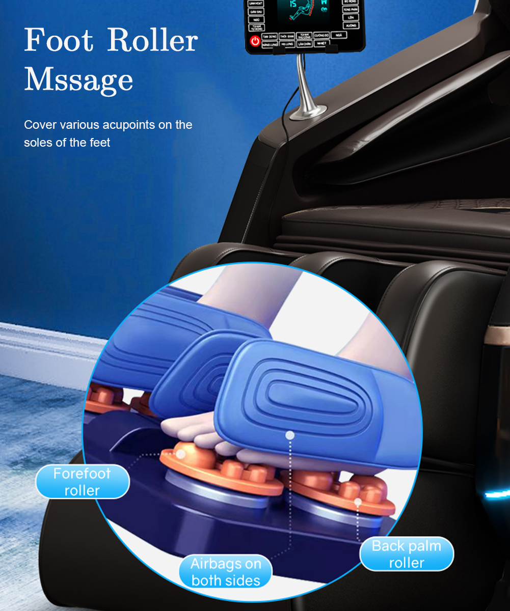 4D Massage Chair with Voice Control, 57" SL Track, Bluetooth G413091
