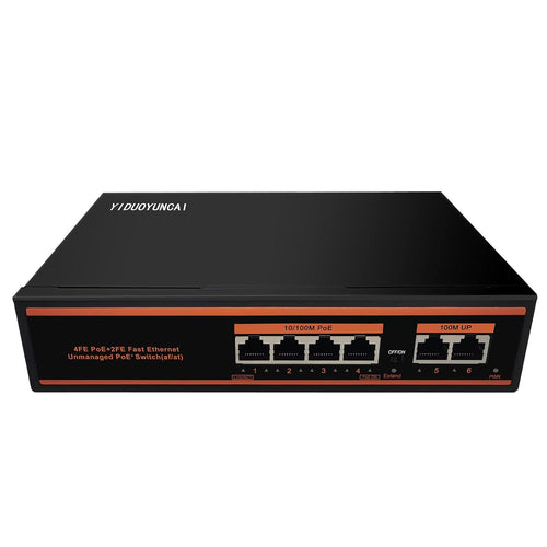10 Port Gigabit PoE Switch, 8 Port PoE+ 1000Mbps, 2 Uplink Port, 150W, Metal, Fanless, Pack of 2 N754