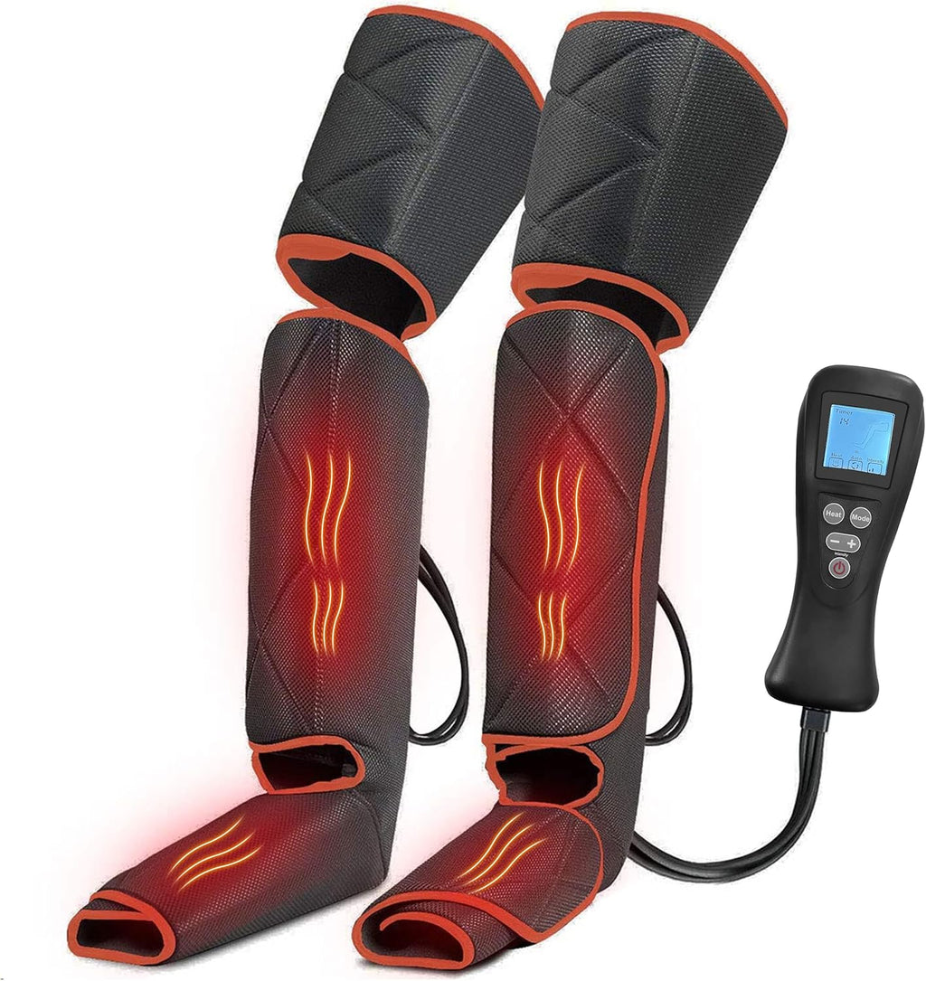 Arms Leg Massager with Heat Function, Foot Massager with 4 Modes 4 Intensities V445759