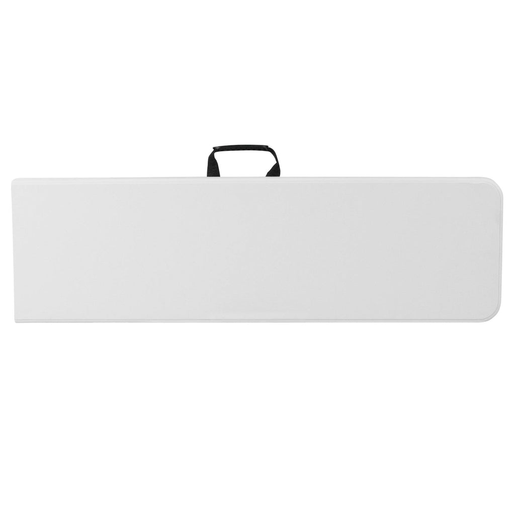 10.25 x 71 Inch Granite White Plastic Bench with Carrying Handle X9243