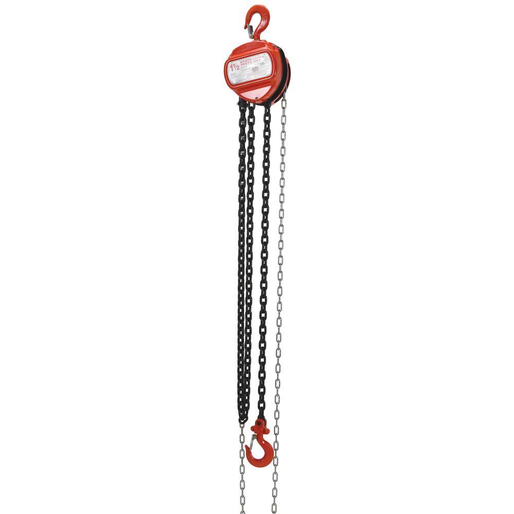 Manual Chain Hoist 3K Capacity 10 ft E3955