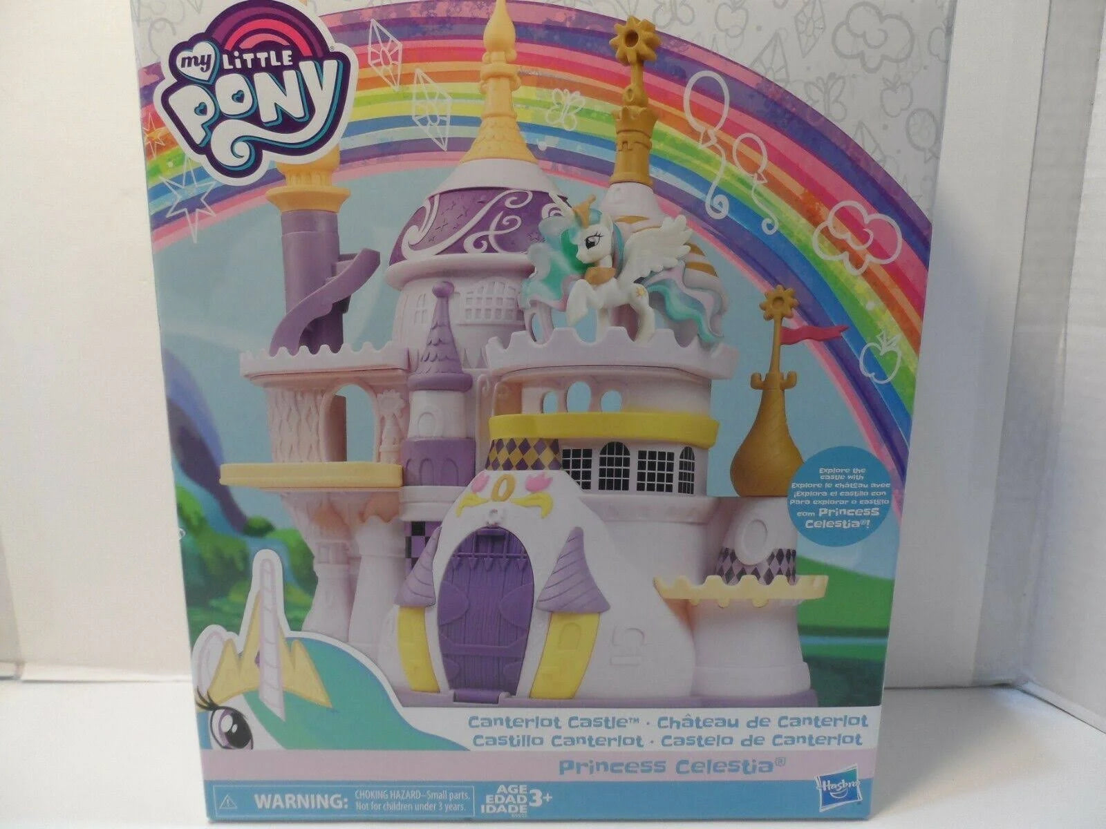 My Little Pony Canterlot Castle Playset with Princess Celestia 3 Levels L245318