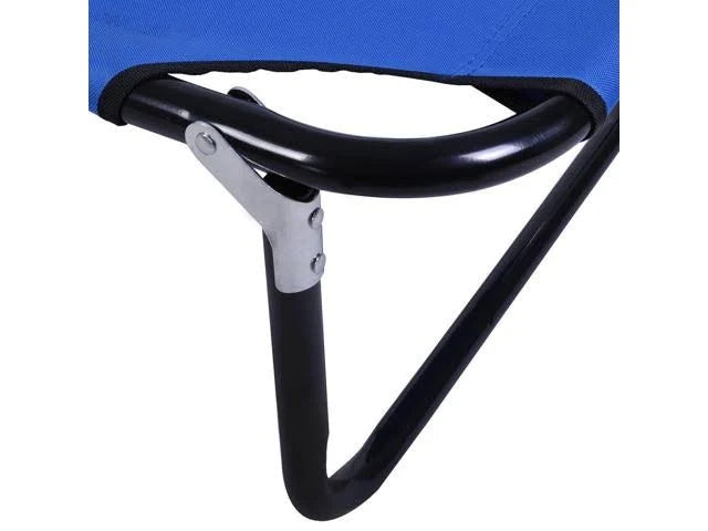 Blue Military Folding Camping Cot W33015