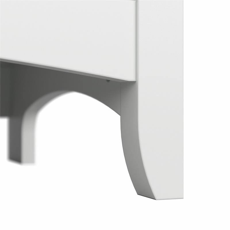 Pure White and Shiplap Gray 5 Shelf Bookcase Set of 2 V399