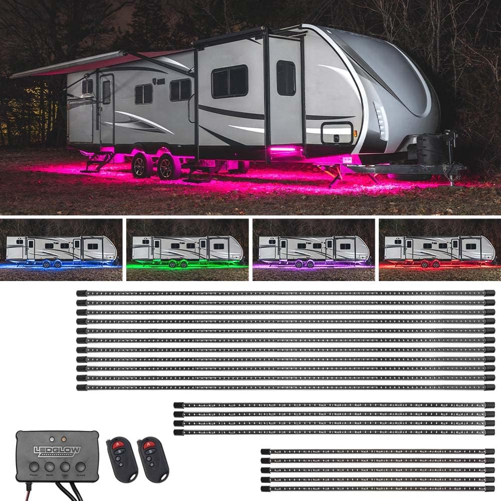 20pc LED Underglow Accent Lighting Kit for RVs E27503
