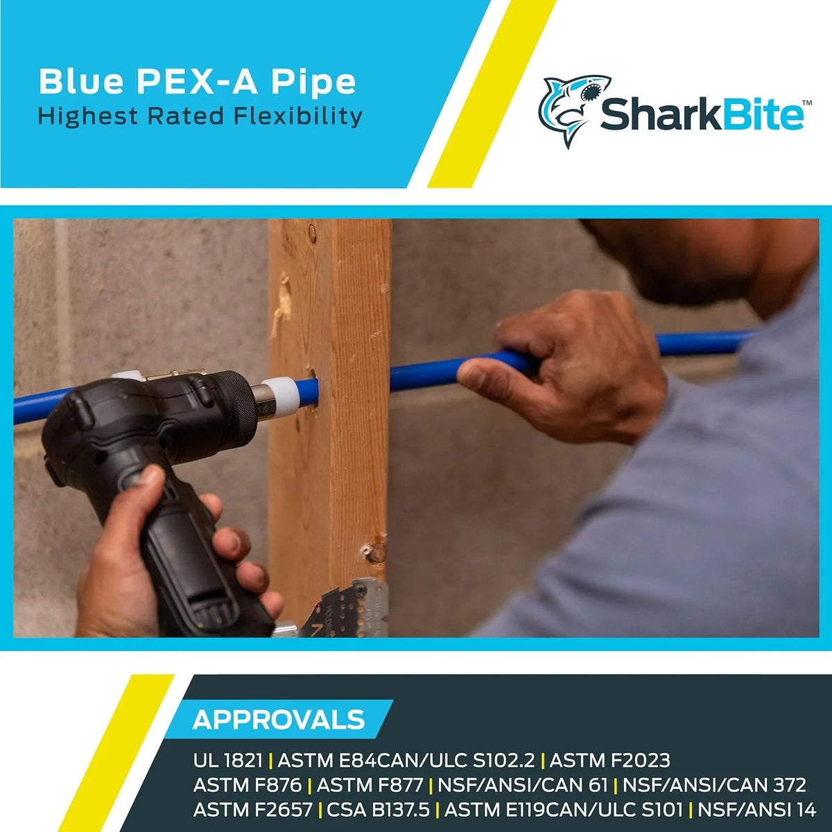 3/4 Inch x 100 Feet Blue PEX-A Flexible Water Tubing Z8771