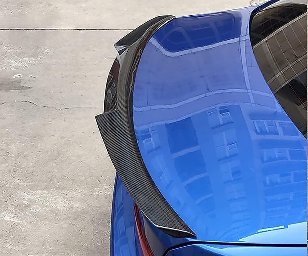 Rear Spoilers Wings Carbon Fiber Style (Black) T3936