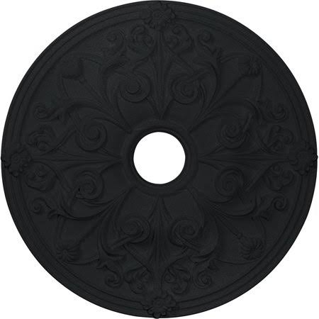 23 5/8x22OD x 3 7/8x22ID x 2 1/8x22P Hand-Painted Ceiling Medallion Y840