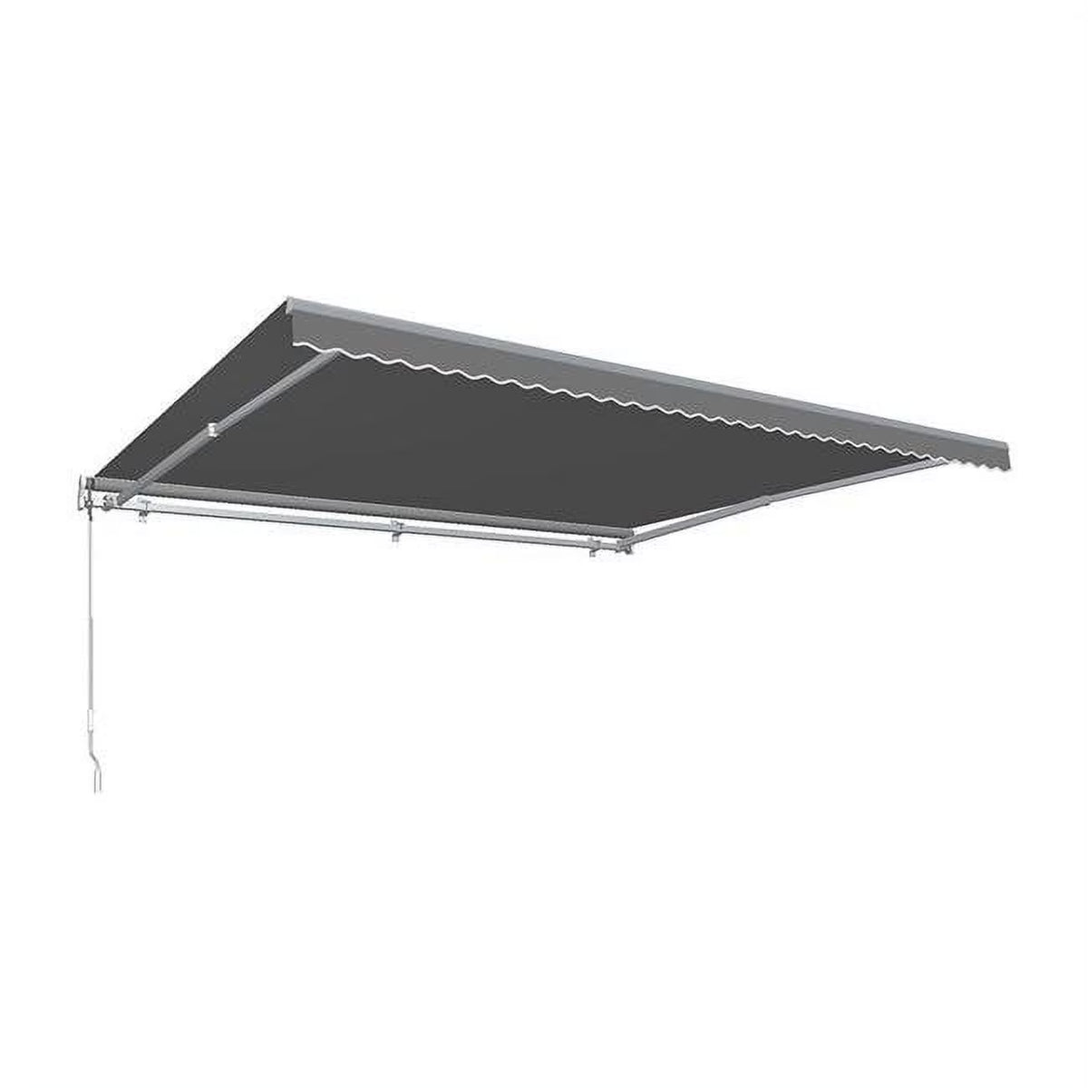 Gray Retractable Awning with Remote F391498