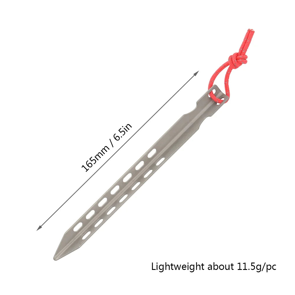 6.5 Inch Titanium Alloy Tent Stakes Z6499