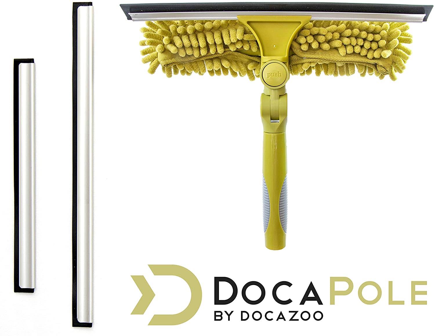7-30 Foot Extension Pole with Squeegee and Window Washer Q1185