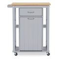 Kitchen Cart with Wooden Top X100648