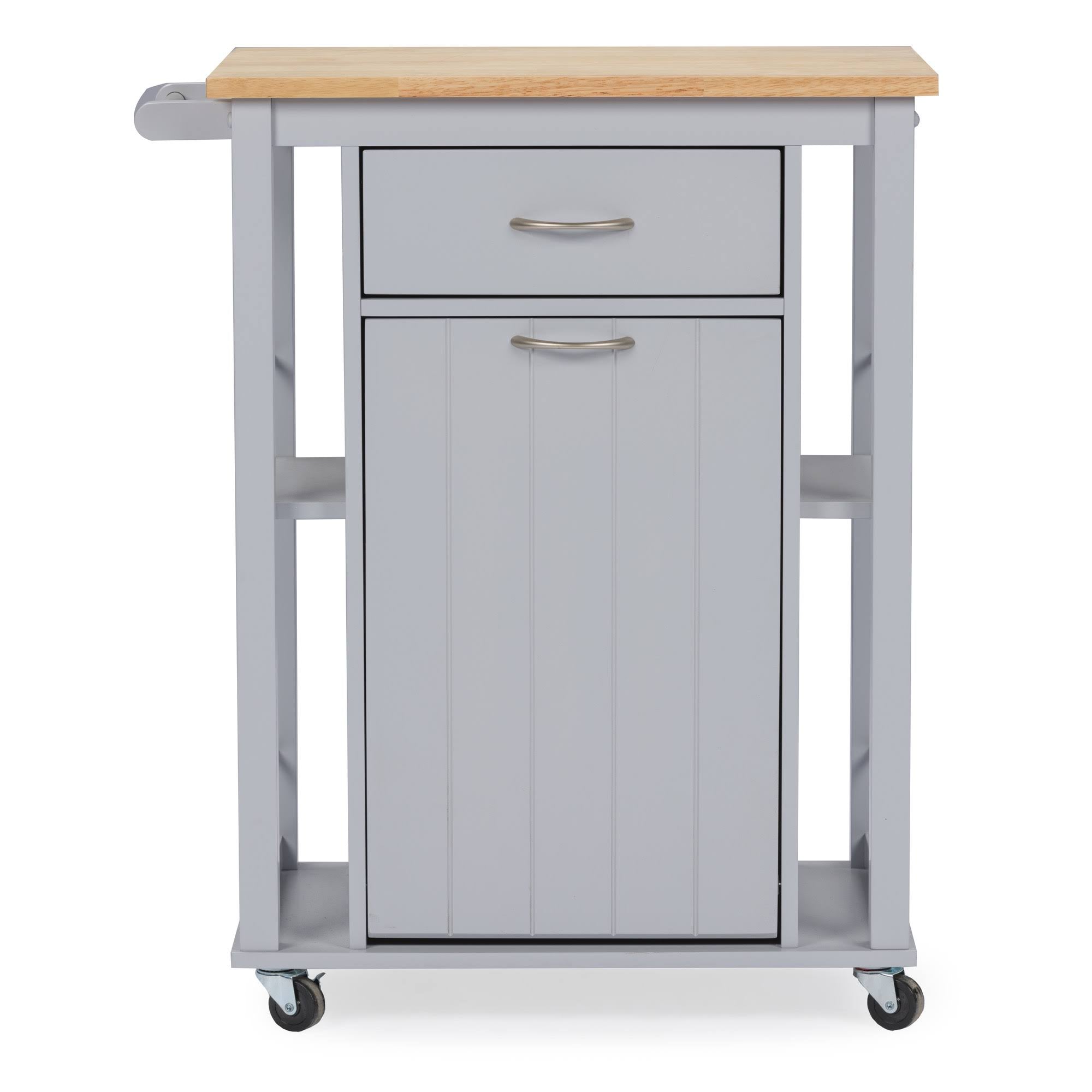 Kitchen Cart with Wooden Top X100648