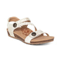 Gold Braided Quarter Strap Shoes M8323
