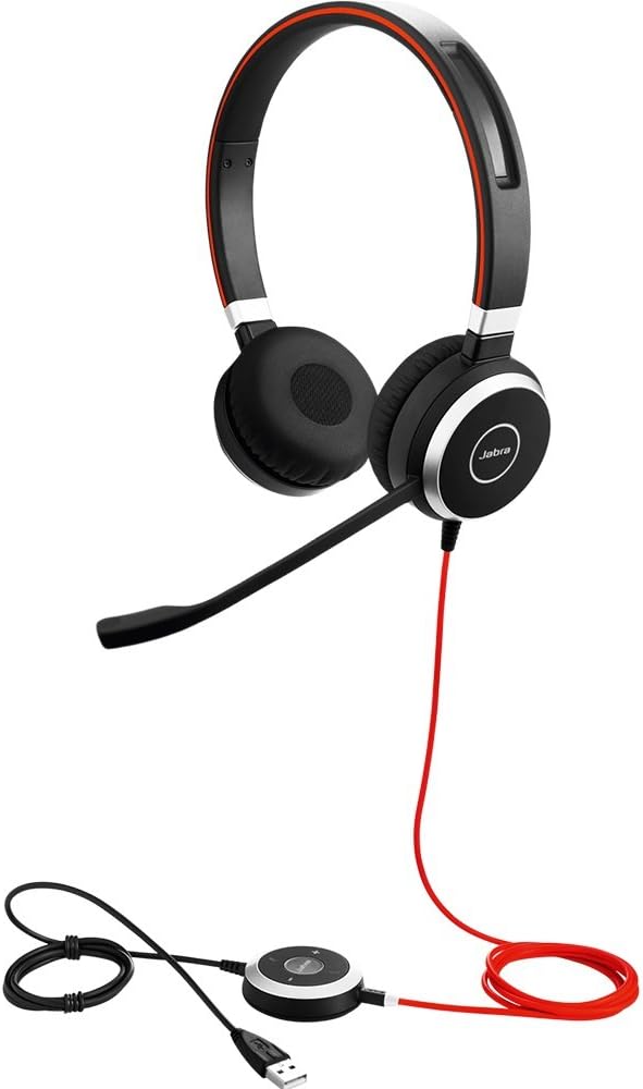 Wired Stereo Headset with 3.5mm Jack/USB Connection B284