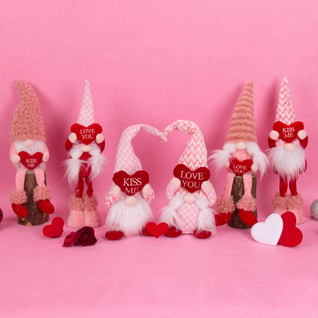 Valentine Gnomes Plush Decorations G748995