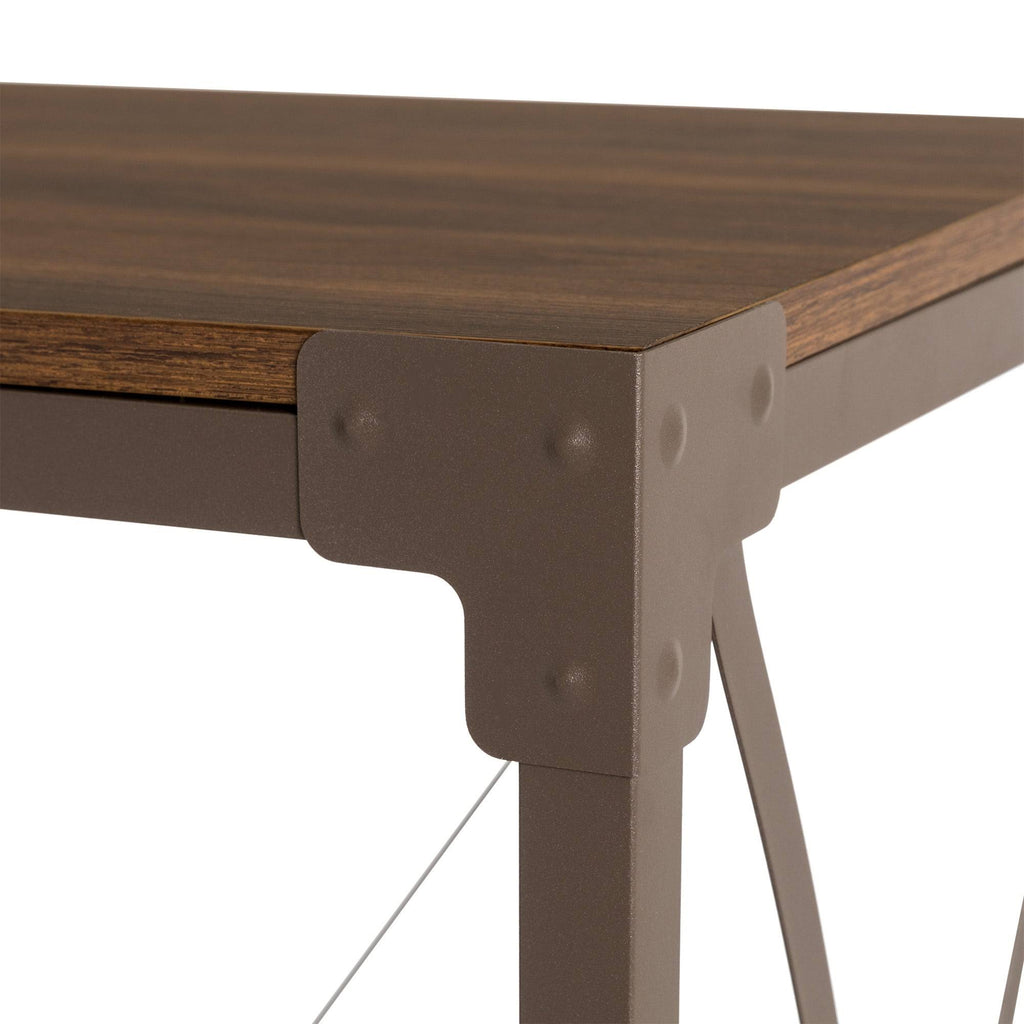 Black Wood/Metal Console Table C50025