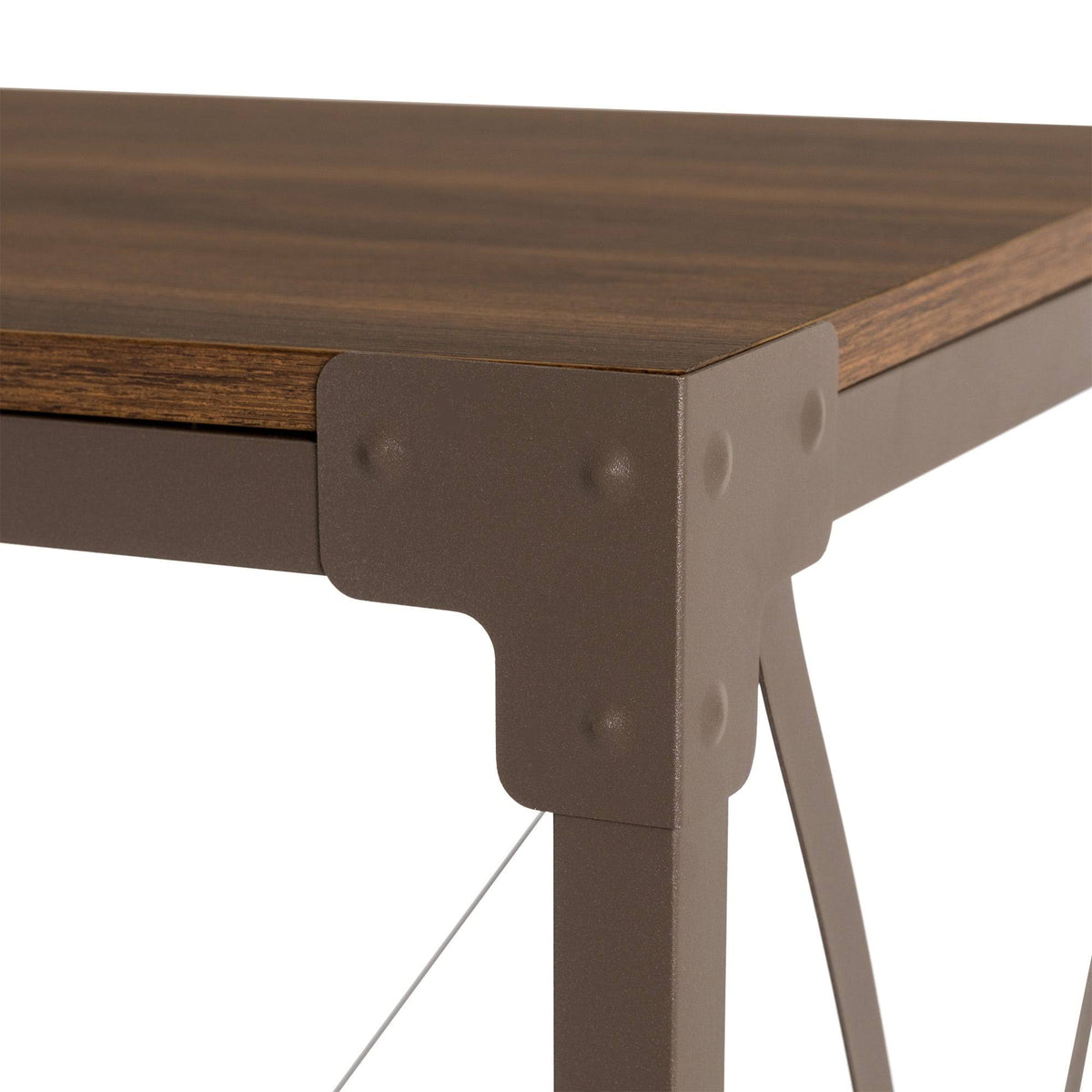 Black Wood/Metal Console Table C50025
