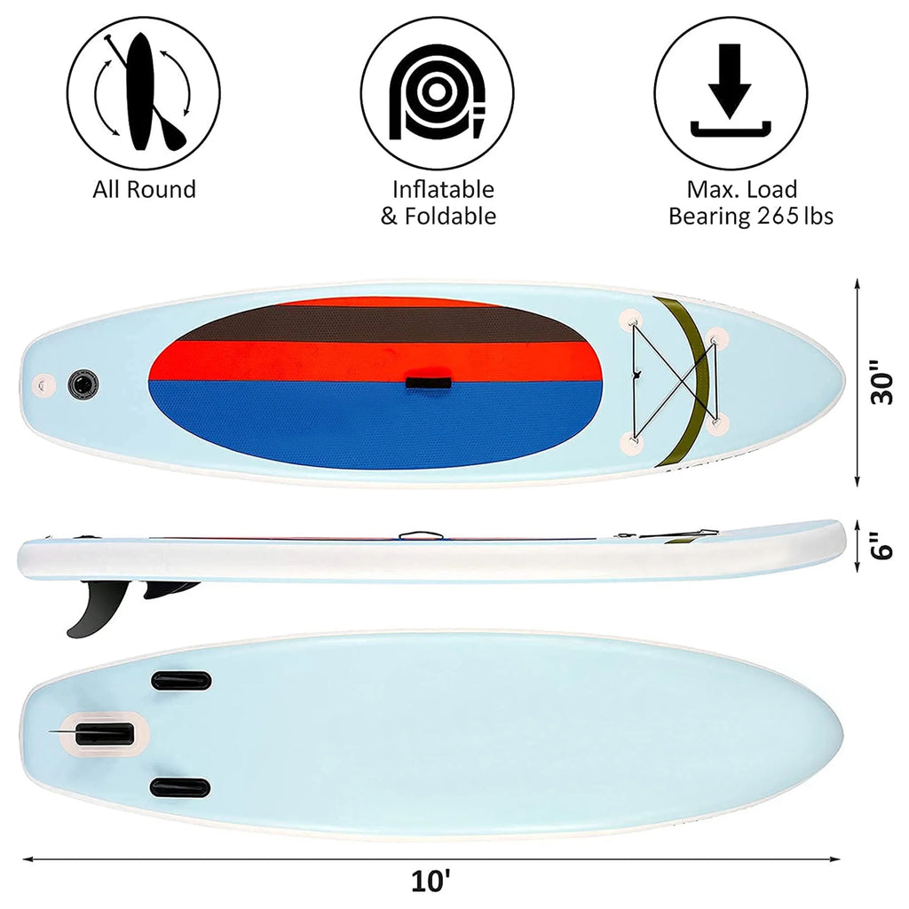 Red Inflatable Stand Up Paddle Board with Bag G5407