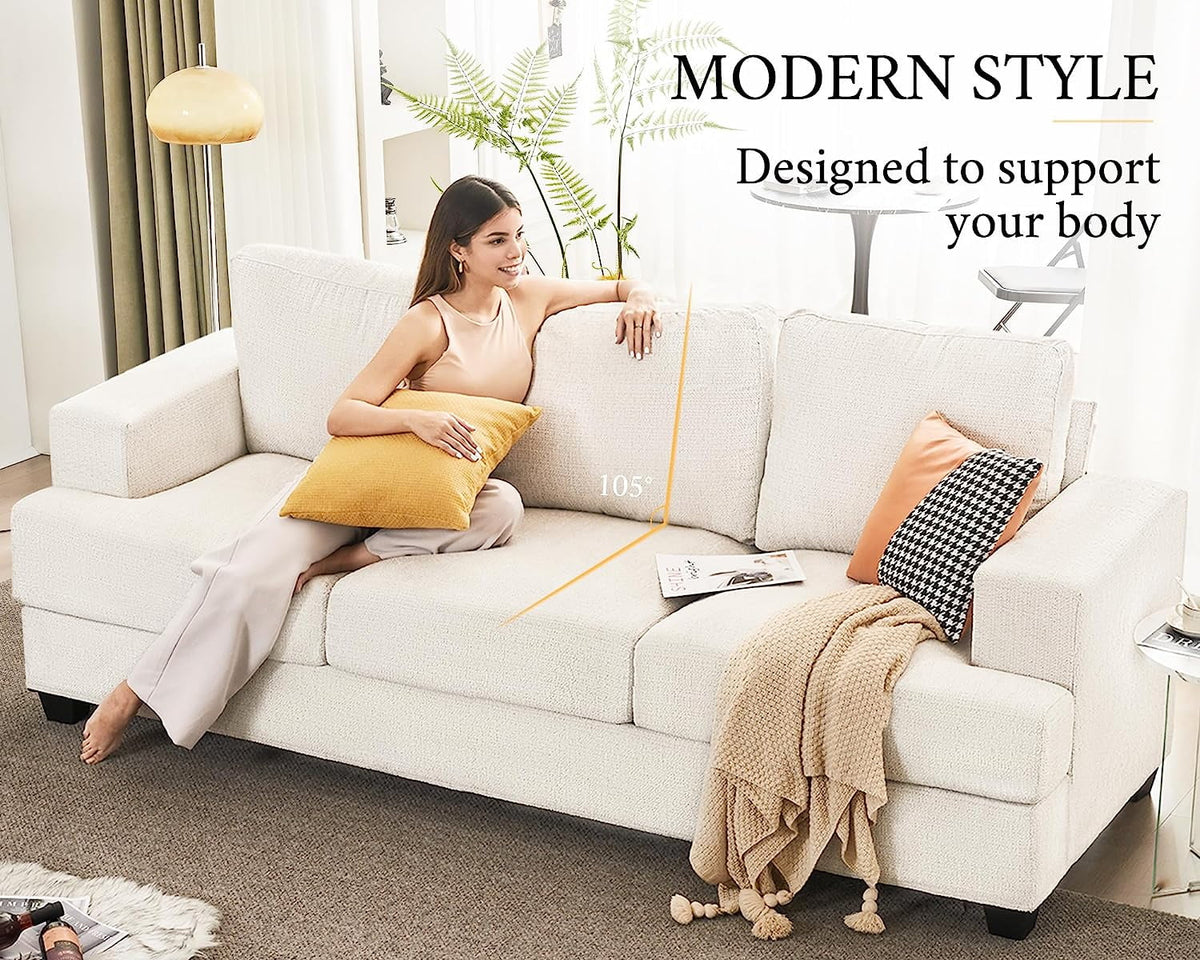Modern Sofa with Extra Deep Seats R8388