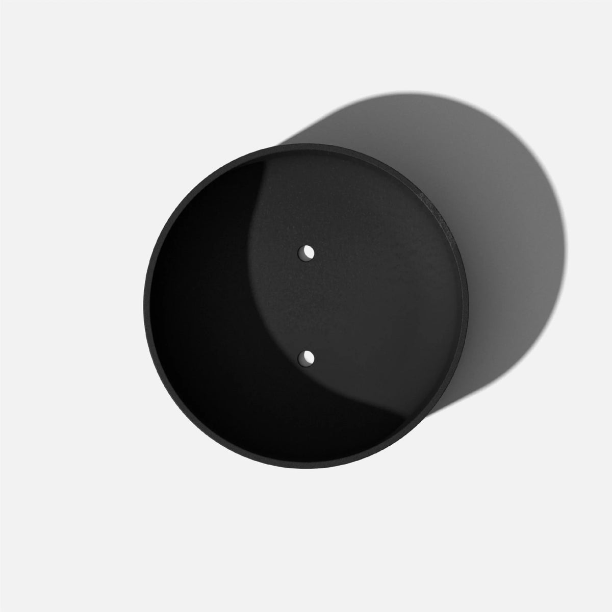 Kona Bowl 14" Plastic-Stone Planter 2-Pack Black A490658