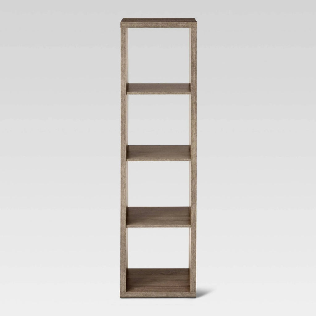 Natural 4-Cube Vertical Organizer Shelf X4481