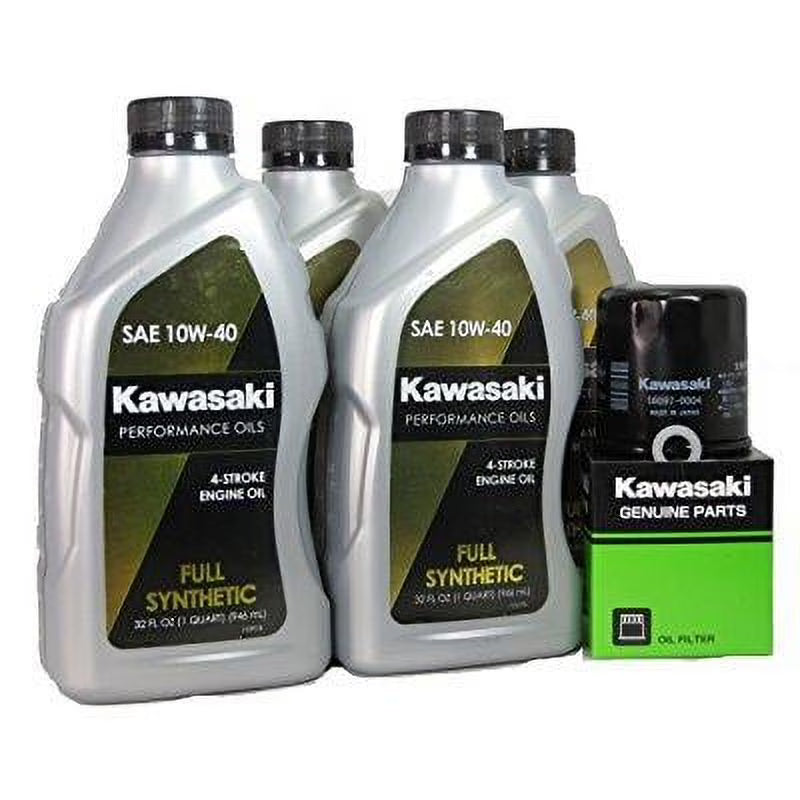 2007 Kawasaki Ninja ZX-6R Full Synthetic Oil Change Kit U6627