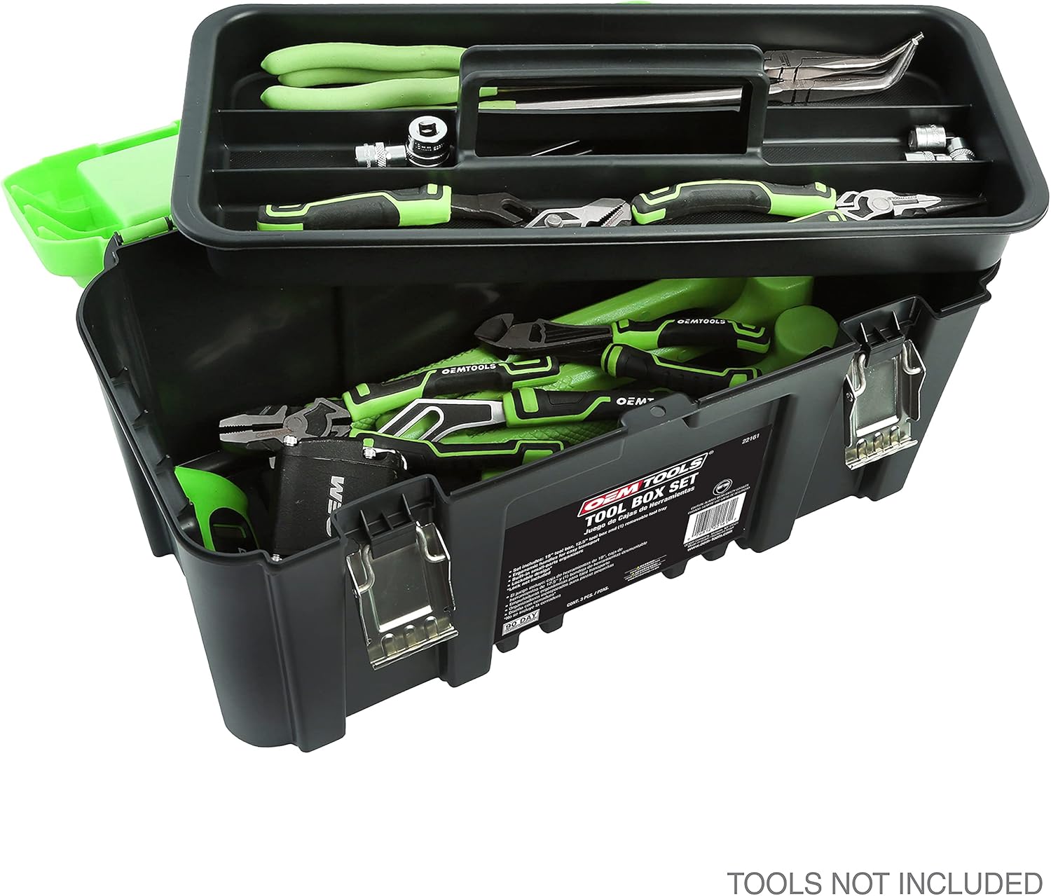 3 Piece Tool Box Set with Removable Tool Tray P14633