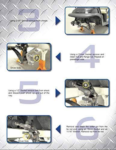 6x22 A-Arm Lift Complete Kit for Club Car Precedent Golf Carts B1222