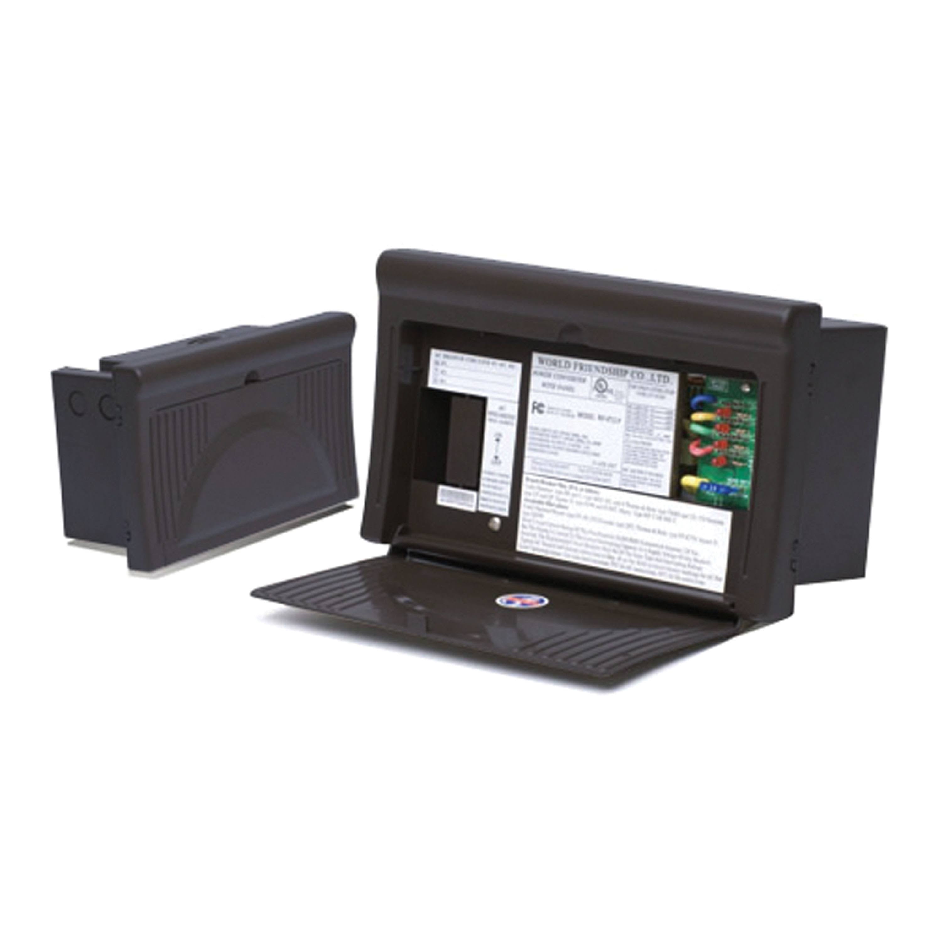 Black 12 Amp Power Center U423