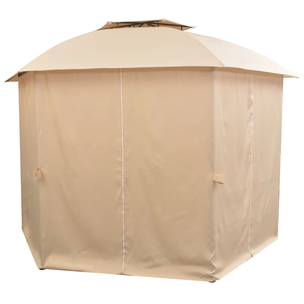 Garden Marquee Pavilion Tent with Curtains 11' 9"x8' 8" E8203