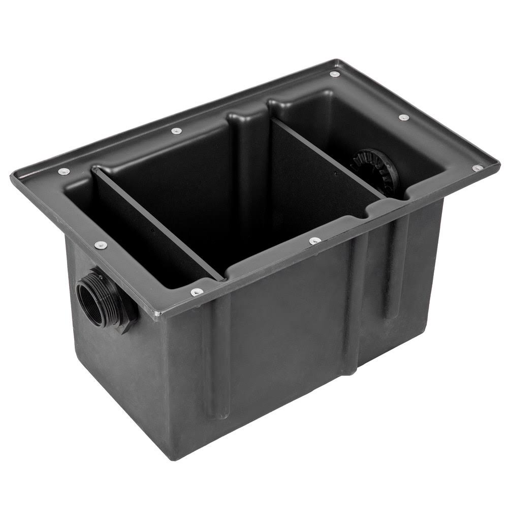 Plastic Grease Trap with 2x22 Threaded Connections B633