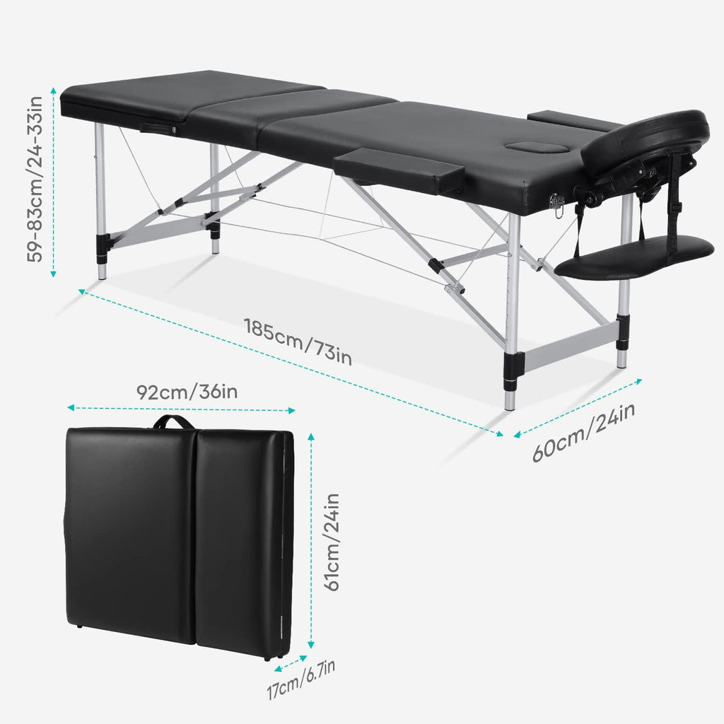 Portable Massage Table with Carrying Case V741