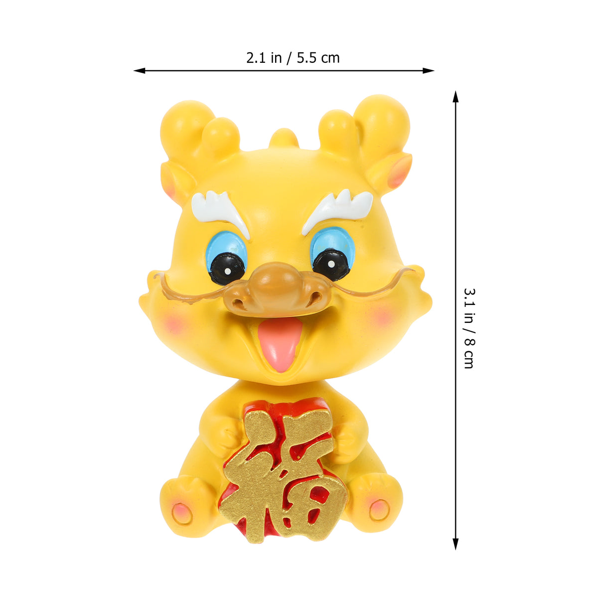 Dragon Figurine Resin Craft Bobblehead Doll N583