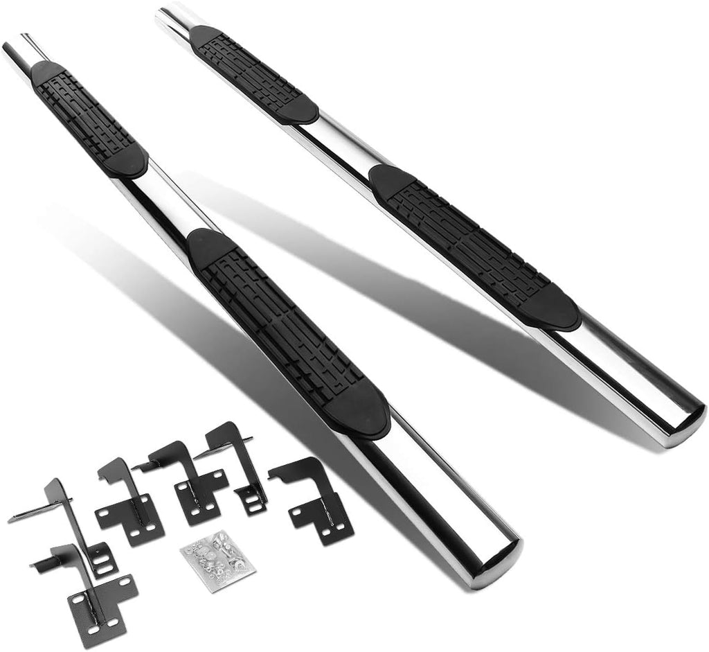 Polished Chrome Stainless Steel Side Step Nerf Bar Running Board A727517