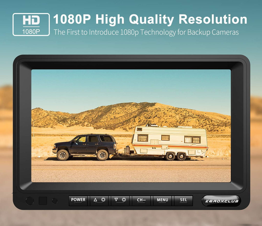 HD Wired Backup Camera System Kit with 7" LCD Monitor D167146