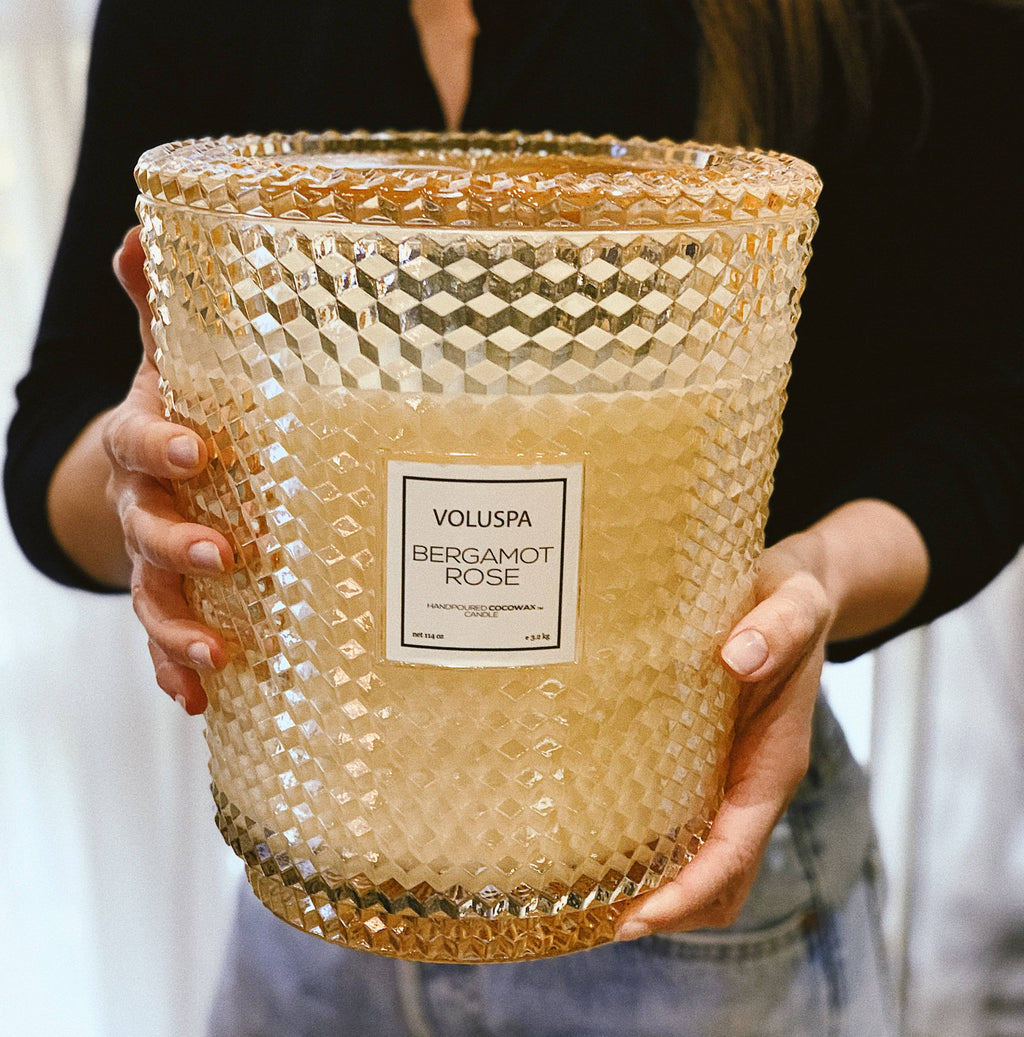 Bergamot Rose Hearth Candle L330