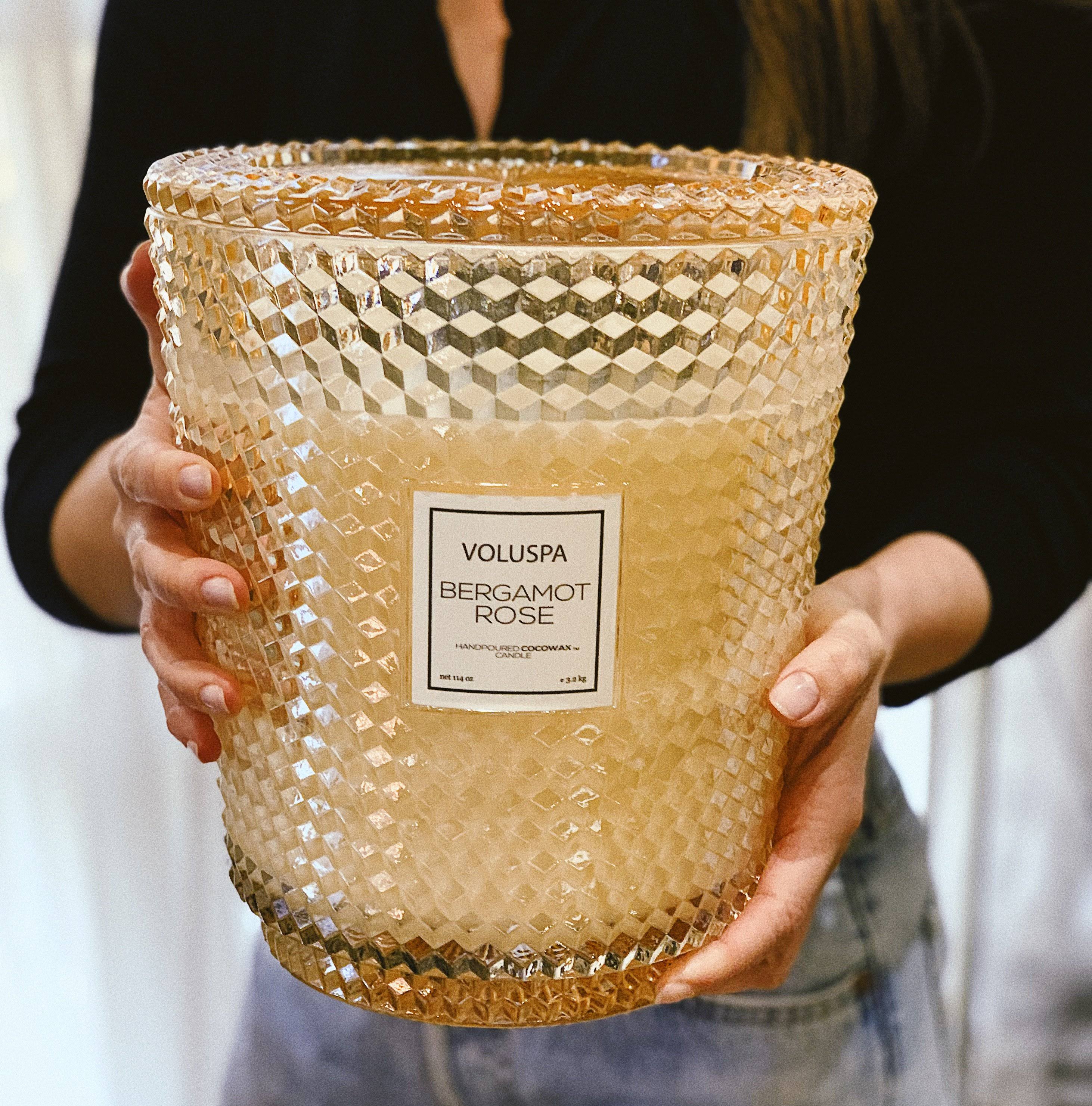 Bergamot Rose Hearth Candle L330