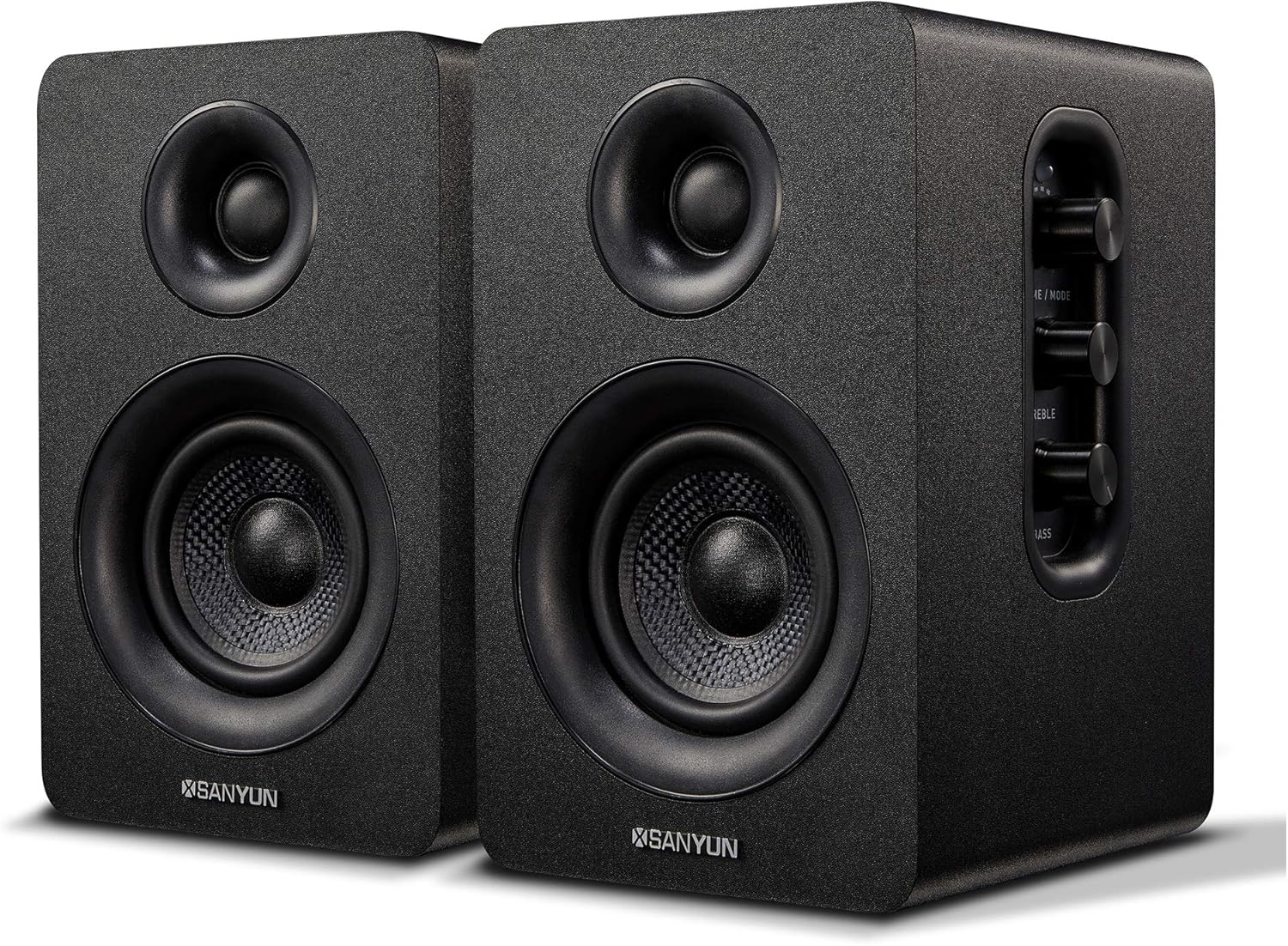 White 3 Active Bluetooth Bookshelf Speakers, Pair U2672