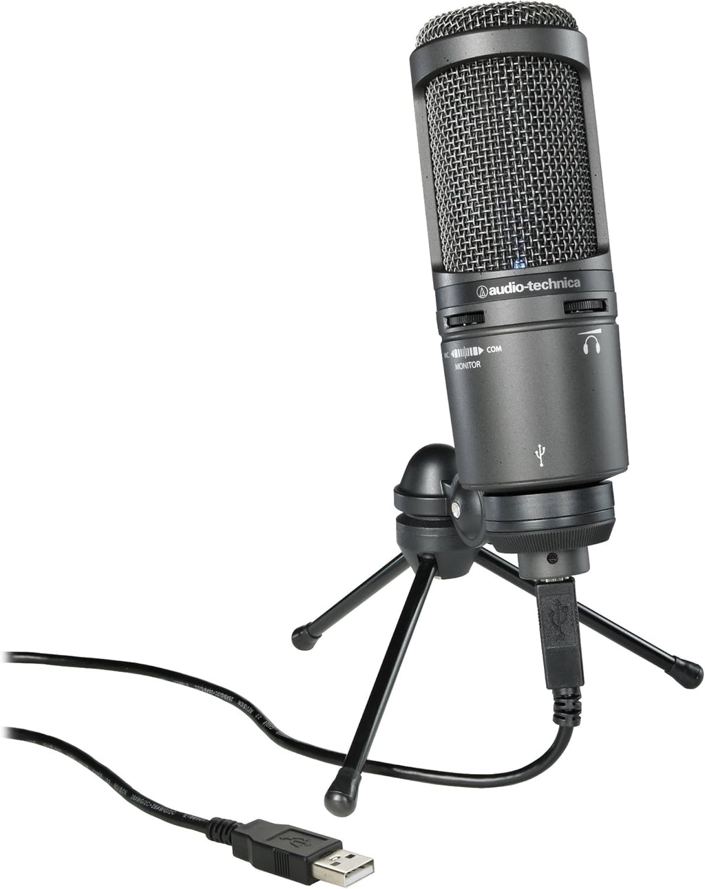 Cardioid Condenser USB Microphone with Built-In Headphone Jack G603793