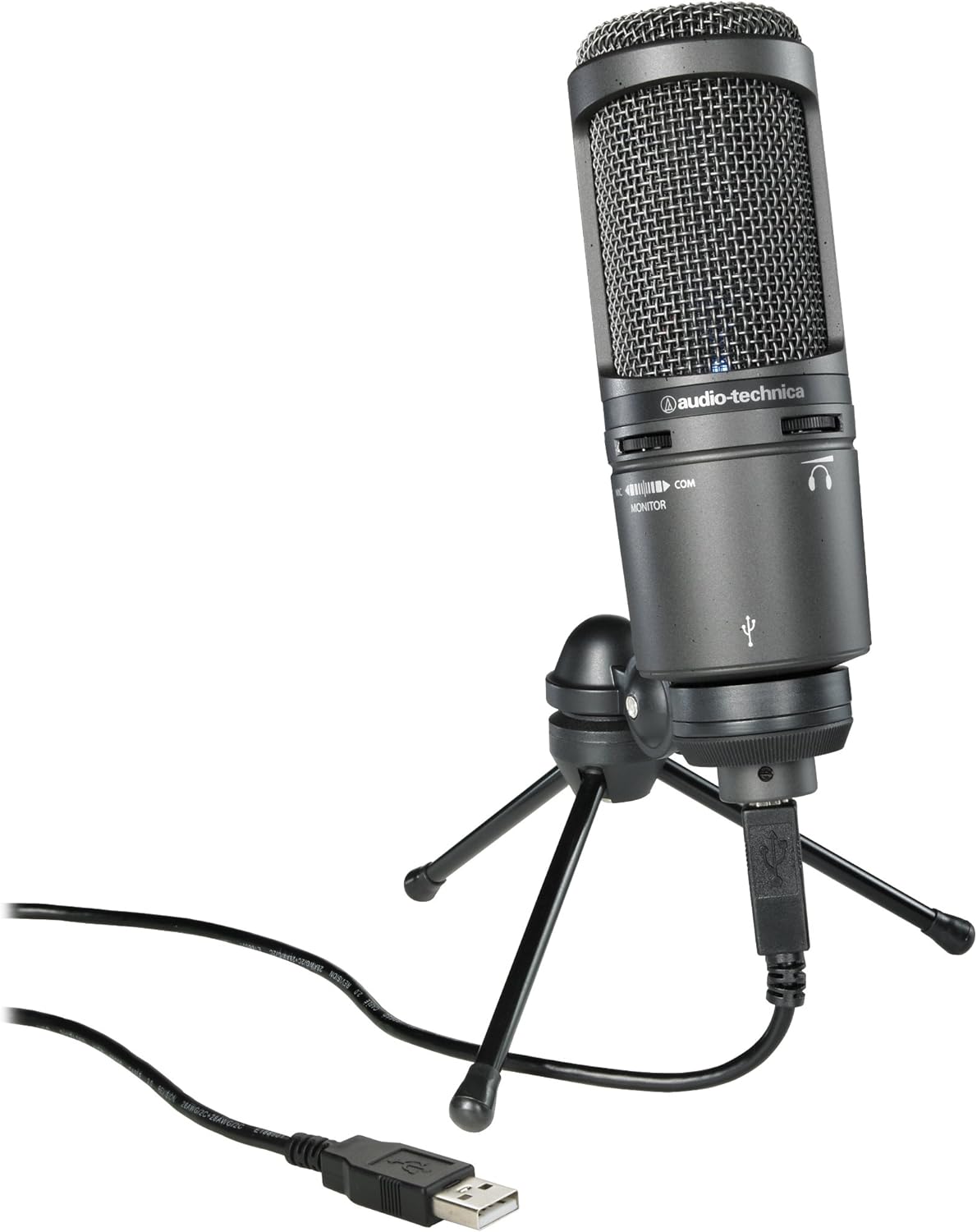 Cardioid Condenser USB Microphone with Built-In Headphone Jack G603793