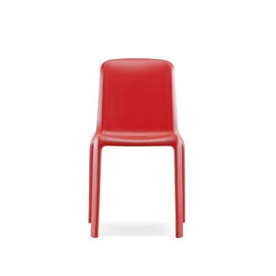 Red Armless Stacking Chair H159369