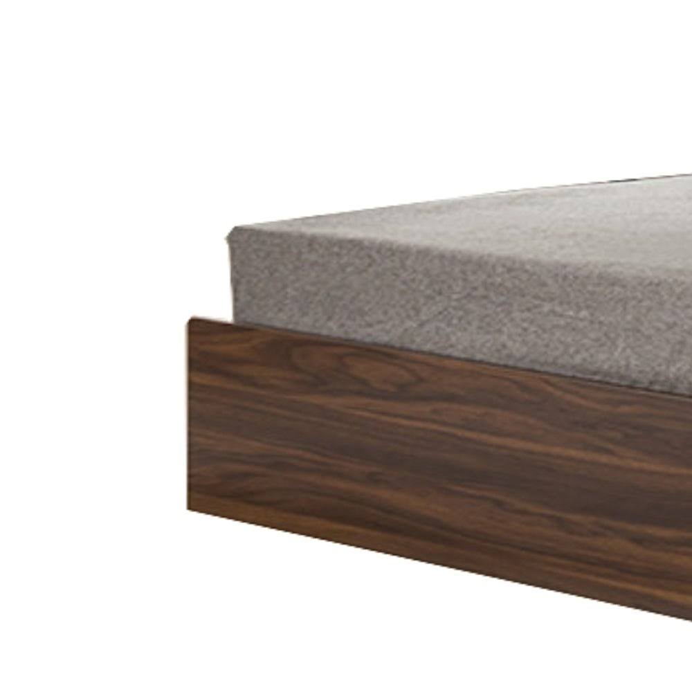 Dark Walnut Brown Wooden Twin Size Chest Bed with 3 Drawers C601941