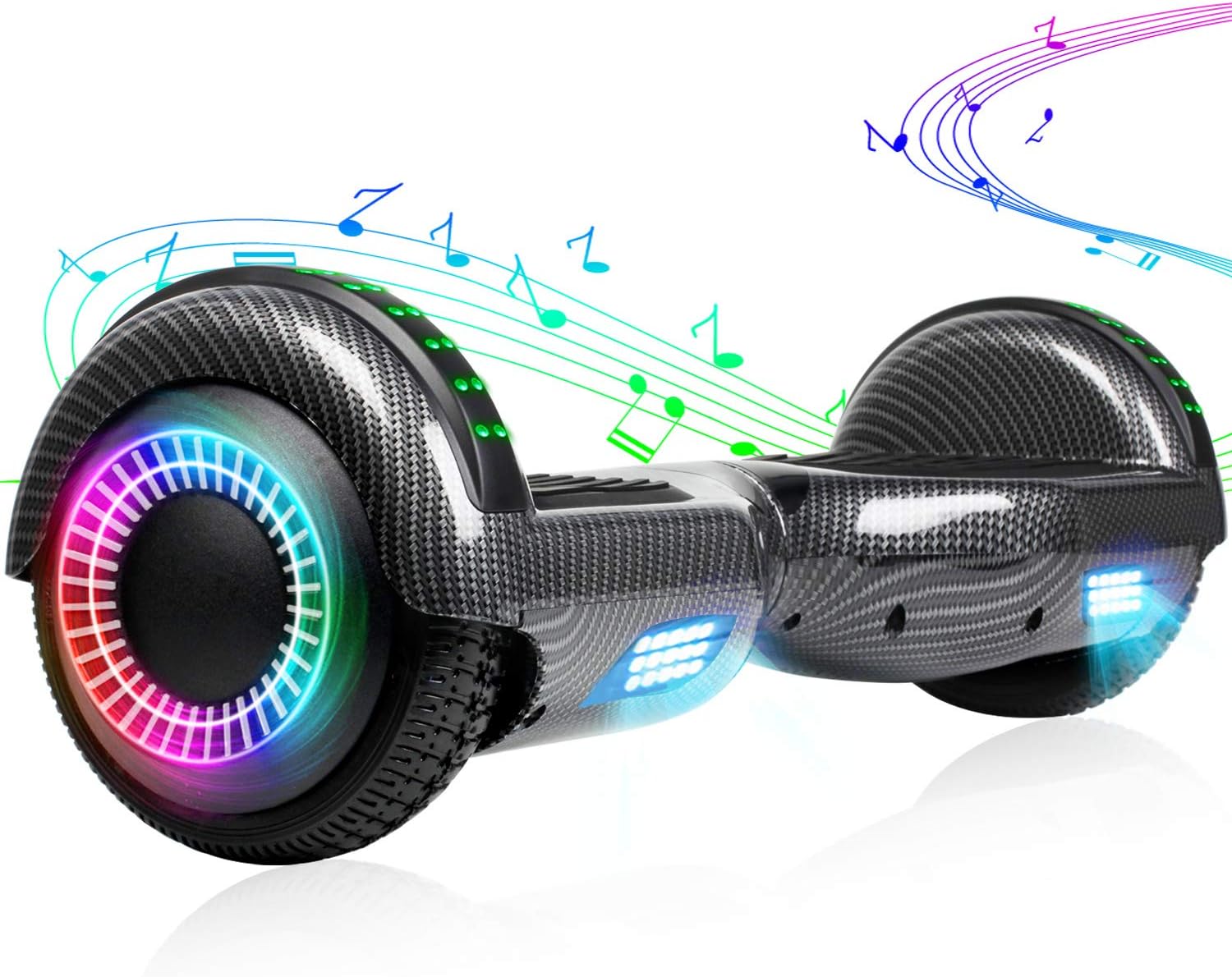 6.5" Two-Wheel Self-Balancing Hoverboard with Bluetooth Speakers and LED Lights S725
