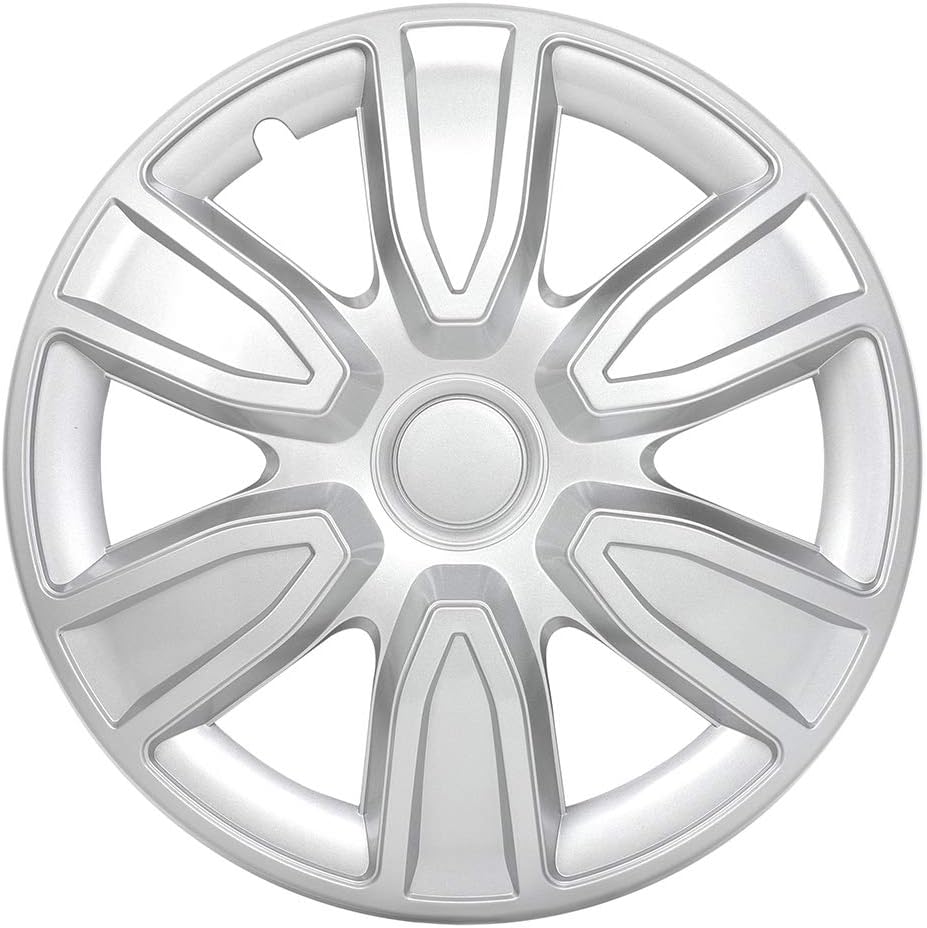 4PC Set 15 inch Silver Hubcap Wheel Cover V374558