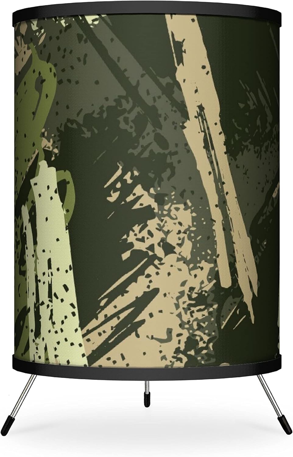 Black Race Car Printed Tripod Table Lamp C115
